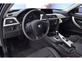 2017 BMW 3 Series 320i Sedan Black Interior
