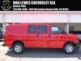 2017 Red Hot Chevrolet Express 2500 Cargo WT #115370591