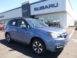 2017 Quartz Blue Pearl Subaru Forester 2.5i Limited #115370935