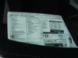 2017 Audi Q3 2.0 TFSI Prestige quattro Window Sticker