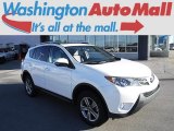 2015 Super White Toyota RAV4 XLE AWD #115449885