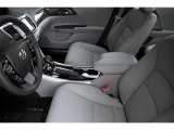 2017 Honda Accord EX-L V6 Sedan Gray Interior