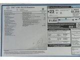 2017 Mercedes-Benz SLC 43 AMG Roadster Window Sticker