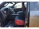 2017 Ram 1500 Rebel Crew Cab Rebel Theme Red/Black Interior