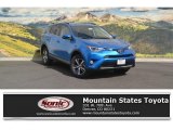 2016 Electric Storm Blue Toyota RAV4 XLE AWD #115563011