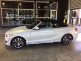 2017 Mineral White Metallic BMW 2 Series 230i xDrive Convertible #115638023