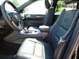 2017 Jeep Grand Cherokee Overland 4x4 Black Interior