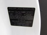 2017 F-TYPE Color Code for Polaris White - Color Code: 1AA