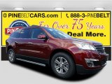 2017 Siren Red Tintcoat Chevrolet Traverse LT #115661729