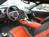 2017 Chevrolet Corvette Stingray Convertible Adrenaline Red Interior