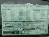 2017 Chevrolet Impala LZ Window Sticker
