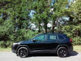 2017 Diamond Black Crystal Pearl Jeep Cherokee Sport Altitude 4x4 #115720391