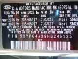 2017 Sorento Color Code for Titanium Silver - Color Code: IM