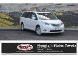 2017 Blizzard White Pearl Toyota Sienna Limited AWD #115758763