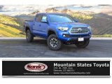 2017 Blazing Blue Pearl Toyota Tacoma TRD Off Road Double Cab 4x4 #115758762