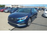 2017 Lakeside Blue Hyundai Sonata Limited #115759268