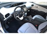 2017 Toyota Prius Two Moonstone Gray Interior