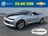 2017 Silver Ice Metallic Chevrolet Camaro LT Convertible #115759009