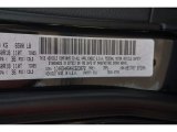 2017 Durango Color Code for DB Black Crystal - Color Code: PXJ