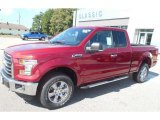 2016 Ruby Red Ford F150 XLT SuperCab 4x4 #115813238