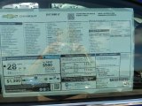 2017 Chevrolet Sonic LT Sedan Window Sticker