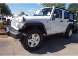 2016 Bright White Jeep Wrangler Unlimited Sport 4x4 #115838347