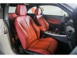2017 BMW 2 Series 230i Coupe Coral Red Interior