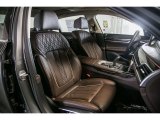 2017 BMW 7 Series 740i Sedan Mocha Interior