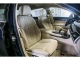2017 BMW 7 Series 740i Sedan Canberra Beige Interior