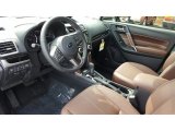 2017 Subaru Forester 2.5i Touring Saddle Brown Interior
