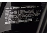 2017 X3 Color Code for Jet Black - Color Code: 688