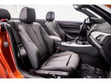 2017 BMW 2 Series 230i xDrive Convertible Black Interior