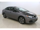 2014 Honda Civic EX Sedan Front 3/4 View