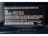 2017 4 Series Color Code for Midnight Blue Metallic - Color Code: B38