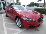 Italian Racing Red Jaguar XE in 2017
