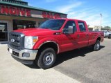 2011 Vermillion Red Ford F250 Super Duty XL Crew Cab 4x4 #115973831