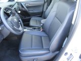 2017 Toyota Corolla XLE Black Interior