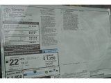 2017 Toyota Sienna XLE Window Sticker