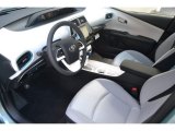 2017 Toyota Prius Three Moonstone Gray Interior