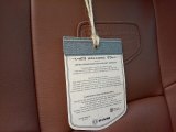 2017 Ram 3500 Laramie Longhorn Crew Cab 4x4 Dual Rear Wheel Info Tag