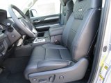2017 Toyota Tundra Platinum CrewMax Black Interior