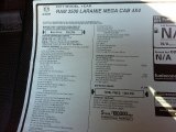 2017 Ram 3500 Laramie Mega Cab 4x4 Window Sticker