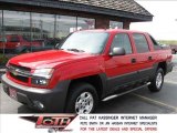 2005 Victory Red Chevrolet Avalanche Z71 4x4 #11586963