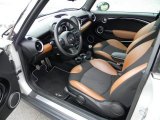 2012 Mini Cooper S Hardtop Bayswater Package Cross Check Toffee/Carbon Black Interior
