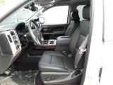 2017 GMC Sierra 1500 SLT Double Cab 4WD Jet Black Interior