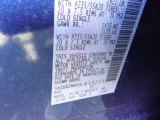 2017 Pathfinder Color Code for Caspian Blue - Color Code: RBY