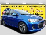 2017 Kinetic Blue Metallic Chevrolet Sonic LT Sedan #116020677