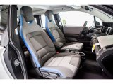2017 BMW i3 with Range Extender Deka Dark Cloth w/Blue Highlights Interior