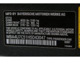 2017 4 Series Color Code for Mineral Grey Metallic - Color Code: B39