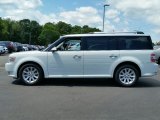 White Suede Clearcoat Ford Flex in 2009